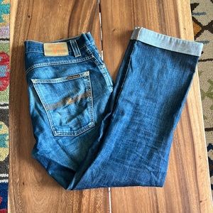 NUDIE JEANS - Raw Denim Mens 34 / 32 - Hazy Hank Style